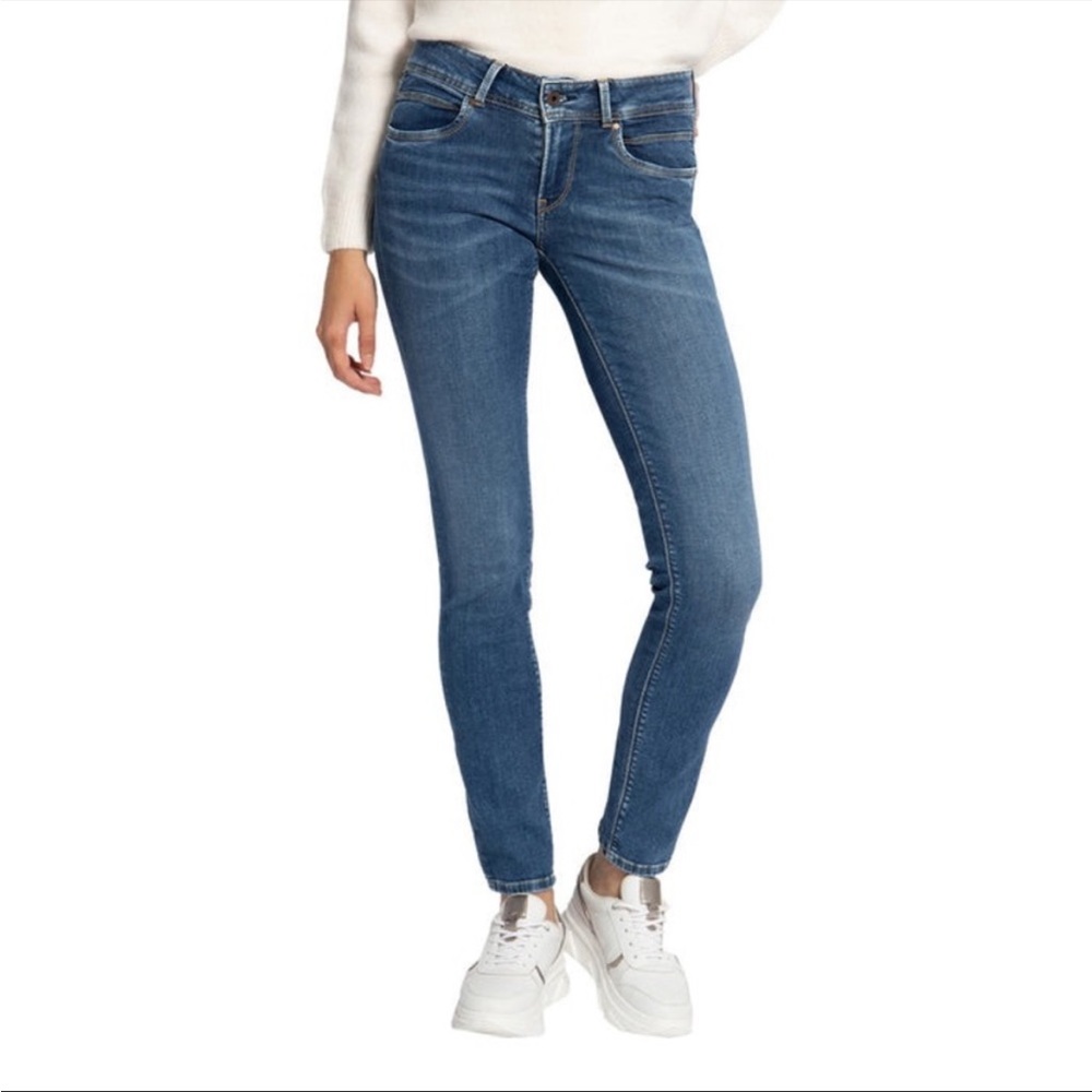 Firm price- SO skinny dark blue wash stretchy denim jean  7